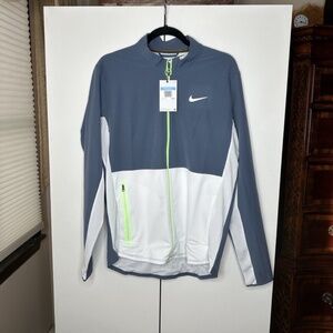 Nike Court Advantage Tennis Jacket Blue/White DV7386-491 Mens Size Medium NEW